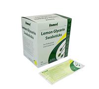 Romed Lot de 10 boîtes de 750 bâtonnets de soin buccal au goût citron