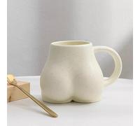 Romehaha Tasse à café amusante, tasse à thé en forme de fesse, tasse à lait, tasse de corps féminin en céramique, vase décoration de la maison, cadeaux de nouveauté personnalisés, 300 ml (couleur