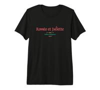 Roméo et Juliette de William Shakespeare T-Shirt Haut de Gamme