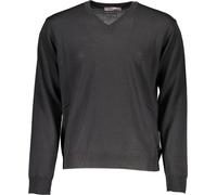 ROMEO GIGLI PULLOVER LOGO EN V NOIR : Taille - S Taille : S