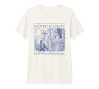 Romeo Juliet Shakespeare Hamlet Book Lover Bookworm Cute T-Shirt Haut de Gamme