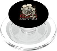 Roméo & Juliette Squelette Couple Embrasser Shakespeare Meme PopSockets PopGrip pour MagSafe