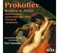 Prokofiev : Suites Romeo et Juliette & Lieutenant Kije-Symphonie N° 1. Simonov