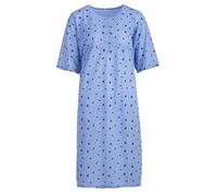 Romesa Chemise de nuit 3XL-6XL grande taille avec motif floral - bleu - XXX-Large