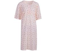 Romesa Chemise de nuit 3XL-6XL grande taille avec motif floral - orange - XXX-Large