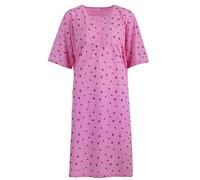 Romesa Chemise de nuit 3XL-6XL grande taille avec motif floral - rose - XXX-Large
