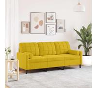 ROMHZKS Canapé 3 places en velours gris moderne avec structure en métal, confortable et robuste, housses de coussin amovibles, sensation d'assise douce, canapé de salon stable pour la détente