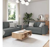 ROMHZKS Canapé lounge avec accoudoirs larges, housse en tissu polyester, structure en bois et métal, rembourrage épais pour salon, bureau et chambre d'amis, confortable et résistant