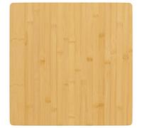 ROMHZKS Plateau de table 60 x 60 x 1,5 cm en bambou massif pour construction de meubles, projets en bois pour salon, plan de travail