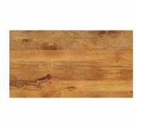 ROMHZKS Plateau de table, rectangulaire, 110 x 50 x 3,8 cm, en bois massif de mangue, à faire soi-même, construction de meubles pour table à manger, salon