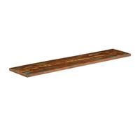 ROMHZKS Plateau de table rectangulaire en bois massif vieilli - 180 x 20 x 3,8 cm - Pour table de bar, table d'appoint ou projets de meubles - Plateau de table robuste et durable en bois recy ense