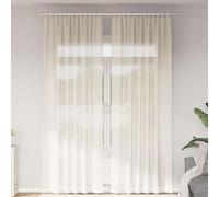 ROMHZKS Rideau en voile 100 % polyester, semi-transparent pour protéger la lumière du jour et de la vie privée, poche pour tringle pour une suspension facile, lavable et durable pour le salon, la