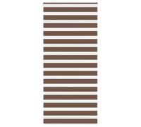 ROMHZKS Store zébré marron 115 x 230 cm largeur du tissu 110,9 cm polyester moderne protection solaire et brise-vue pour la maison