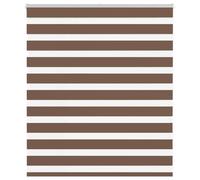 ROMHZKS Store zébré marron 135 x 100 cm largeur du tissu 130,9 cm polyester moderne protection solaire et brise-vue pour la maison