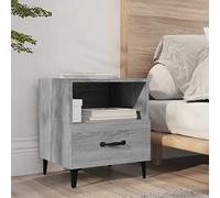 ROMHZKS Zeitloser Nachttisch mit Schublade und Ablage - Stabiles Holzwerkstoff-Design für Wohnzimmer und Schlafzimmer, Feuchtigkeitsbeständig & Leicht zu Reinigen, Viel Stauraum