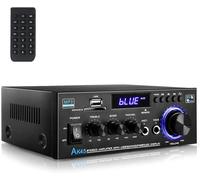 Romica Amplificateur Audio Hifi Stéréo Bluetooth 5.0, 2 Canaux 2X450W Avec Radio Fm, Usb, Sd, Entrées Optique/Coaxiale, Compatible Enceintes Passives Et Caisson De Basses Actif, Pour Cinéma Maison