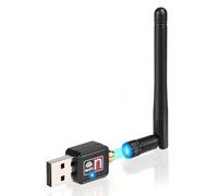 Romicta Adaptateur WiFi USB MT7601, Jusqu’à 150 Mbps (2.4GHz) avec antenne pivotante Haute Performance - Compatible PC, Ordinateurs Portables, décodeurs et récepteurs DVB