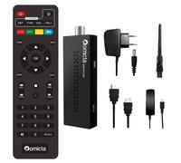 Romicta Décodeur TNT HD avec 1 an d'IP.TV Gratuit, Tuner HDMI HD DVB-T2, résolution 1080P H265 HEVC Principal 10 Bits, Prend en Charge USB, WiFi, PVR, LCN et Youtube
