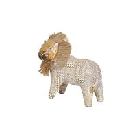 Romimex Figurine décorative Beige polyrésine Lion 13 x 26 x 26 cm