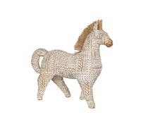 Romimex Figurine décorative Beige polyrésine zèbre 9 x 26 x 27 cm