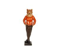 Romimex Figurine décorative Rouge en résine Tigre 14 x 37 x 10 cm