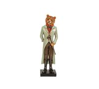 Romimex Figurine décorative Verte en résine Tigre Costume 9 x 31 x 8 cm