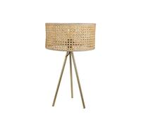 Romimex Lampe de table en osier naturel 30 x 52 x 30 cm