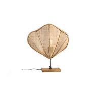 Romimex Lampe de table en rotin naturel 30 x 30 x 15 cm