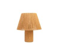 Romimex Lampe de table jaune corde 22 x 36 x 22 cm