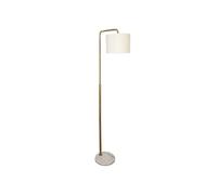 Romimex Lampe sur pied blanche 35 x 152 x 35 cm
