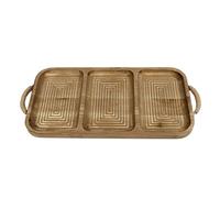 Romimex Plateau en Bois Naturel 48 x 2 x 22 cm