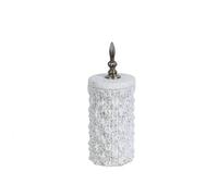 Romimex Pot Beige métal céramique 12 x 32 x 12 cm