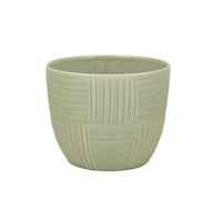 Romimex Pot Bleu Clair en céramique 26 x 22 x 26 cm