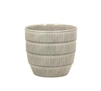 Romimex Pot Gris céramique 27 x 24 x 27 cm
