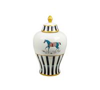 Romimex Pot multicolore porcelaine 20 x 35 x 20 cm