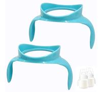 ROMIRUS Lot de 2 Poignées pour biberons compatibles avec Avent anti-colique avec valve air free Classic+ Biberons (Bleu)