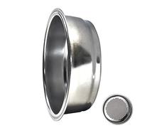 ROMIRUS Panier filtrant 51 mm non pressurisé pour machine à expresso De'Longhi ECP31.21 ECP35.31 ECP3420 ECP3630 Précision 500 trous, acier inoxydable 304