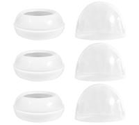 ROMIRUS set de 3 Capuchon et Bague d'adaptation pour Avent Biberon Natural compatible avec Avent Biberons Classic+ Anti-Coliques
