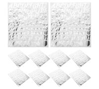 ROMISBABA 10 Feuilles Autocollants Alphabet en Papier Pailleté Argenté 1 Pouce, 10 Pièces, Lettres Autocollantes Allemandes pour Scrapbooking, Décoration de Tableaux D’Affichage et