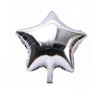 ROMISBABA 10 Pièces Ballons Étoiles Argent Film Aluminium Pour Décoration Mariage Anniversaire Fête Saint-valentin