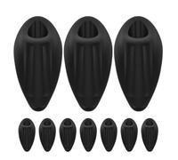 ROMISBABA 10 Pièces Bouchons de Cadre de Vélo en Nylon Noir, Design Encastré Passage Interne du Câble, Facile à Entretenir, Cyclisme Réparation de Câbles de Frein