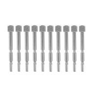 ROMISBABA 10 Pièces de Boîte à Musique à Monter Soi-même en Alliage Argenté, Arbre D'insertion de Remplacement Compatible Fonctionnement Fluide, Accessoires pour Instruments de Musique