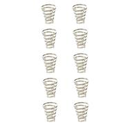 ROMISBABA 10 pièces Lot de Ressorts à Dégagement Rapide Acier Inoxydable pour Roues de Vélo Mtb de Rechange pour de Fixation et Brochettes
