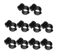 ROMISBABA 10 pièces Post Insulators for Electric Fence Support Rods Portable Tape Tighteners Robust and Easy-to-Install Farm Fence Accessories Insulators