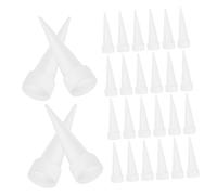 ROMISBABA 100 pièces Caulking Tips Set Precision Glue Applicator Nozzles Small Compatible For Accurate Adhesive Application