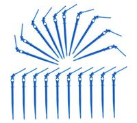 ROMISBABA 100 pièces Émetteurs à PE pour Irrigation Accessoires Durables pour Système Micro Irrigation Potager et Plantes Pot Gestion de Eau Design Élégant Bleu