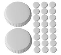 ROMISBABA 100 pièces Lot de Couvercles Papier pour Gobelets de Boisson Couvercles Rond Blancs Sans Protège Boissons pour Maison Café Restaurant Ktv Salon de Coiffure