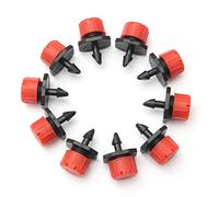 ROMISBABA 100pièces Goutteur Arrosage Automatique Micro Irrigation Réglable Émetteur Eau Système Goutte pour Plantes Et Jardin avec Tête Réglable Connexion Compatible Tubes