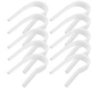 ROMISBABA 10pcs Insert de Rehausseur de Nez en Plastique U Forme Pince à Nez Anti-glisse Correcteur de Forme pour Séances Photo et Fêtes