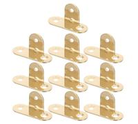 ROMISBABA 10pièces Équerres Angle à T Renforcées pour Assemblage de Meubles Supports Étagère Pratiques Fixations Angle Droit